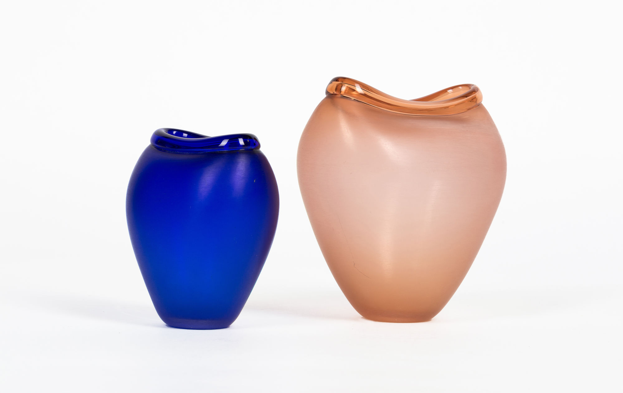 Baldwin and Guggisberg Glass vases