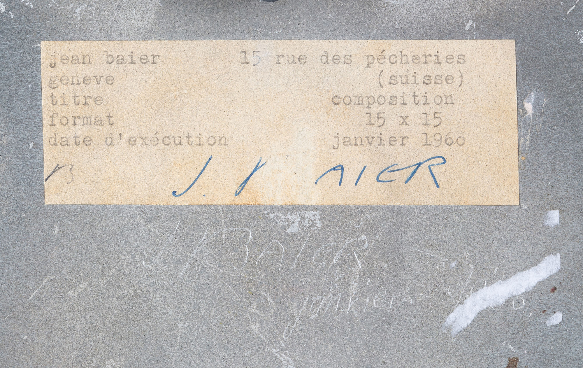 Jean Baier Painting
