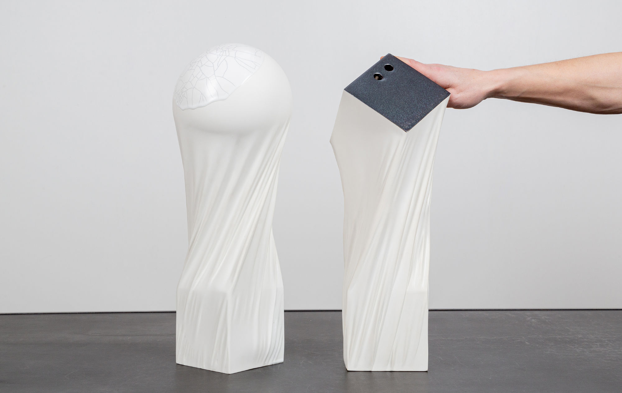 François Ruegg ceramic sculptures Extentions