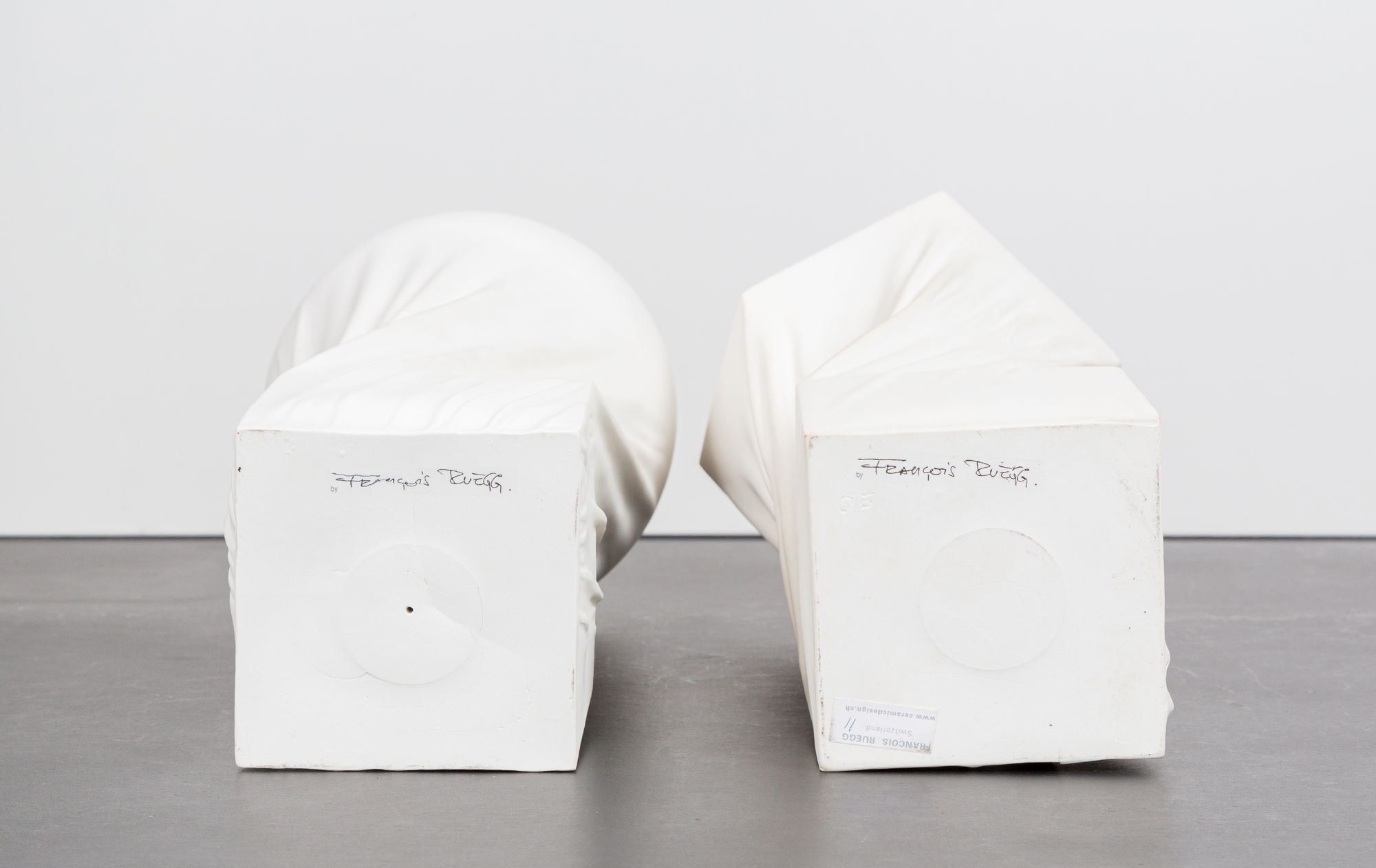 François Ruegg ceramic sculptures Extentions