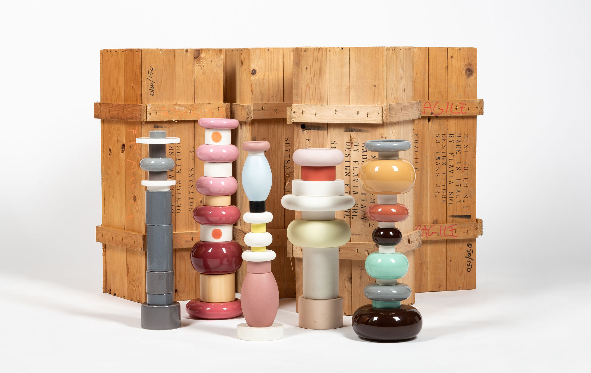 Ettore Sottsass Totems set