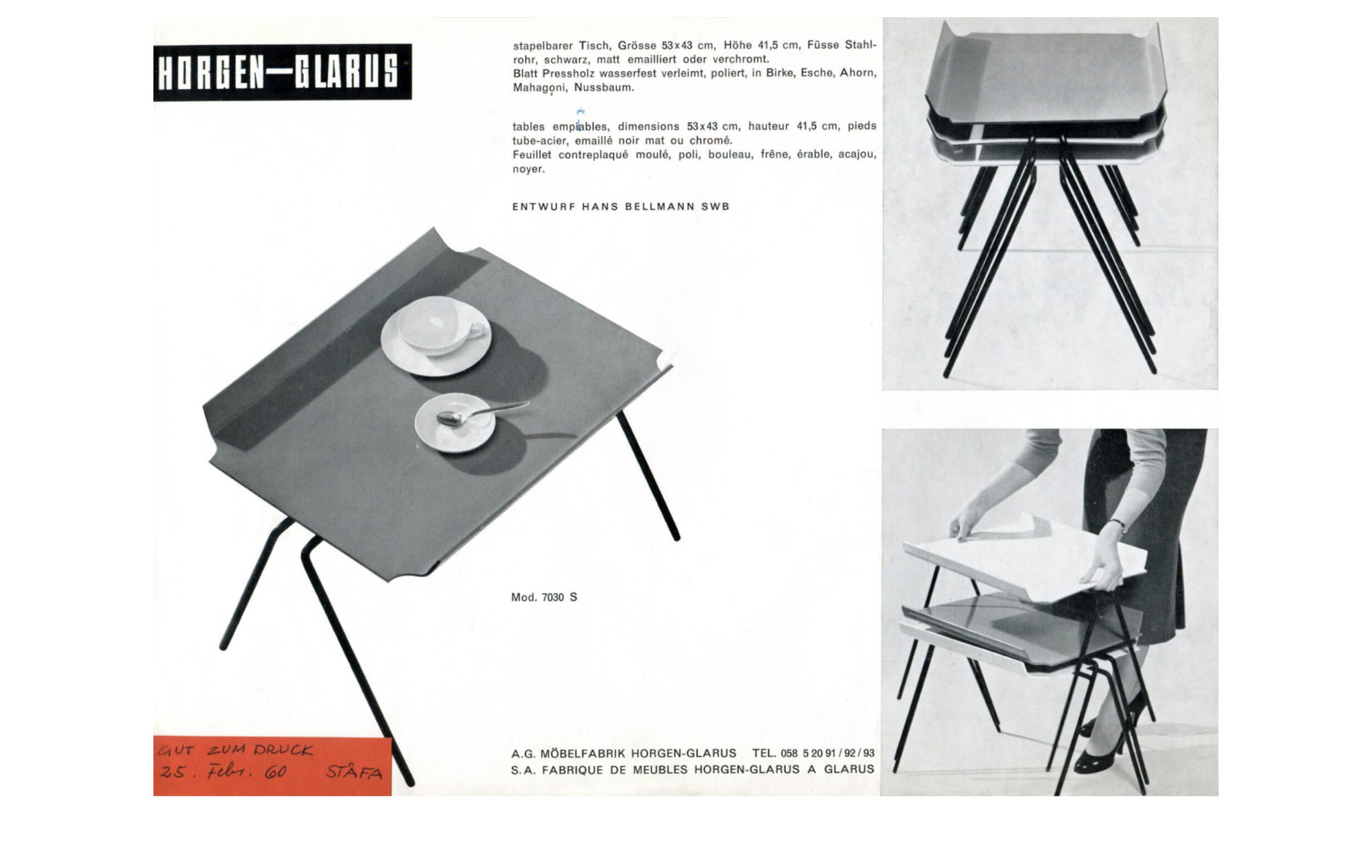 Hans Bellmann side table