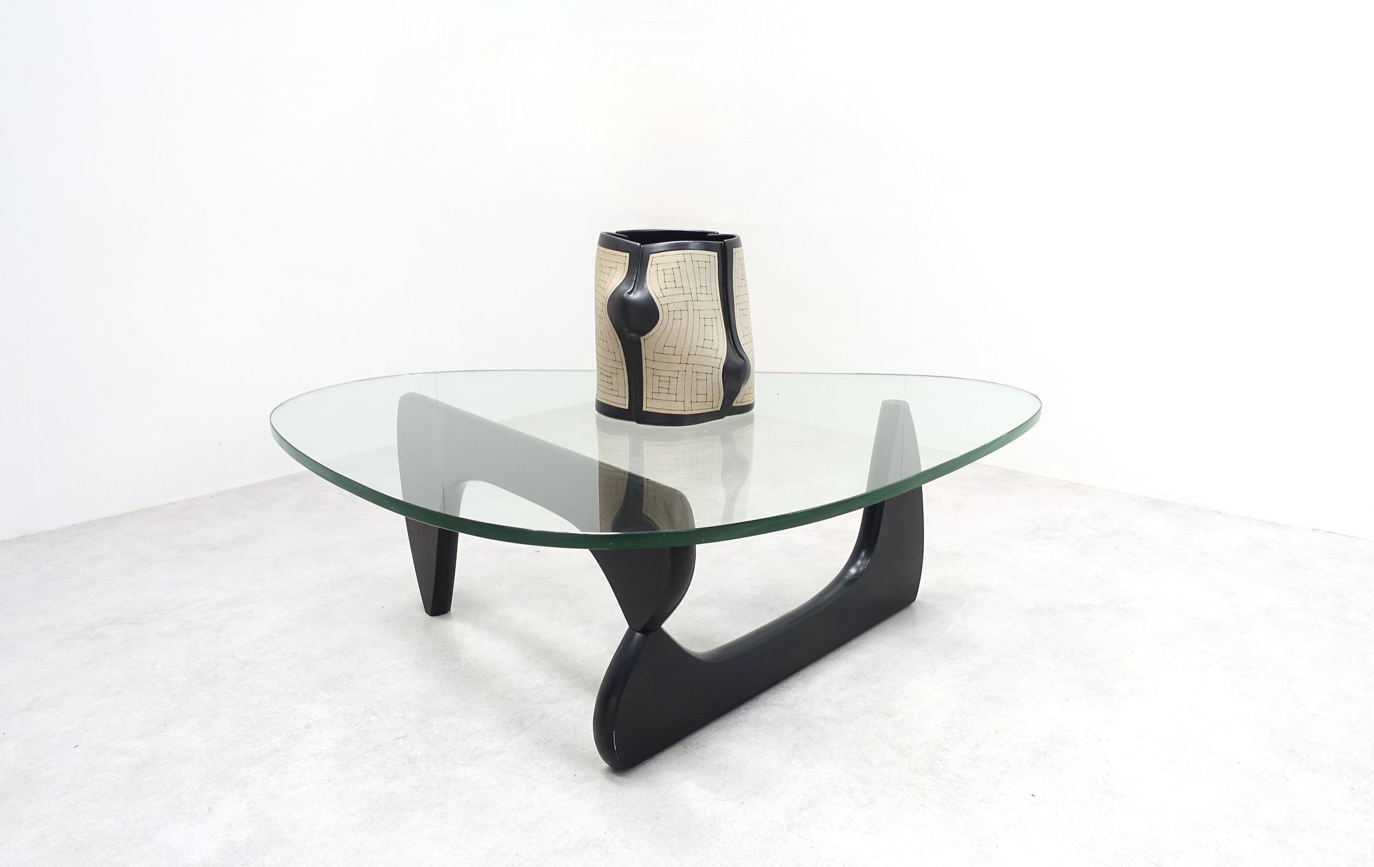 Noguchi table and Gustavo Perez ceramic