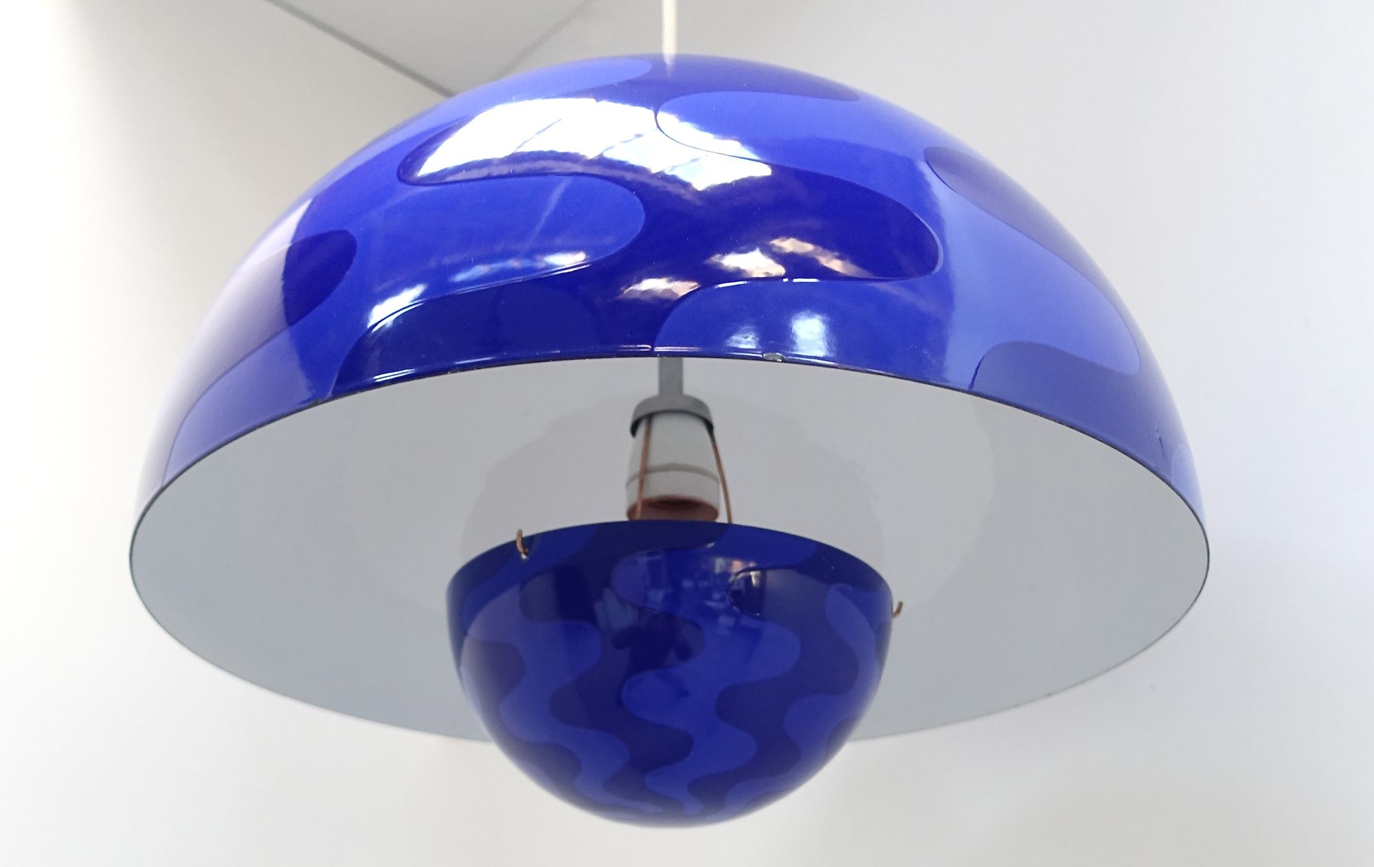 big flower pot lamps Verner Panton Pouslen 70s