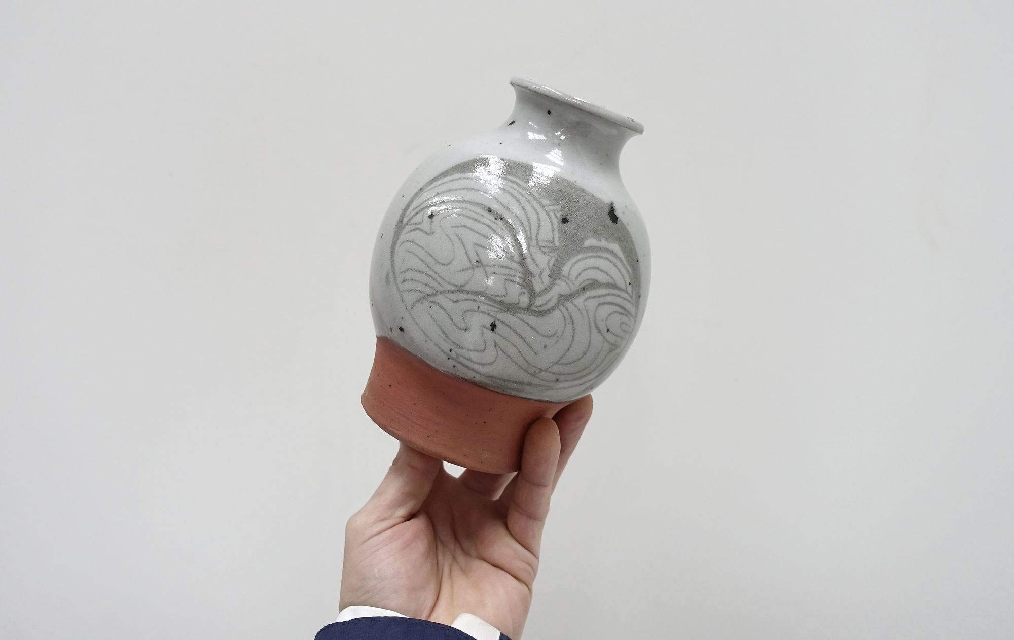 ceramic vase Claude Albana Presset 90s