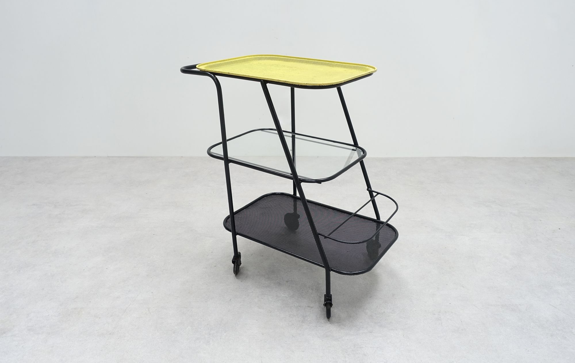 service cart Mathieu Matégot 50s