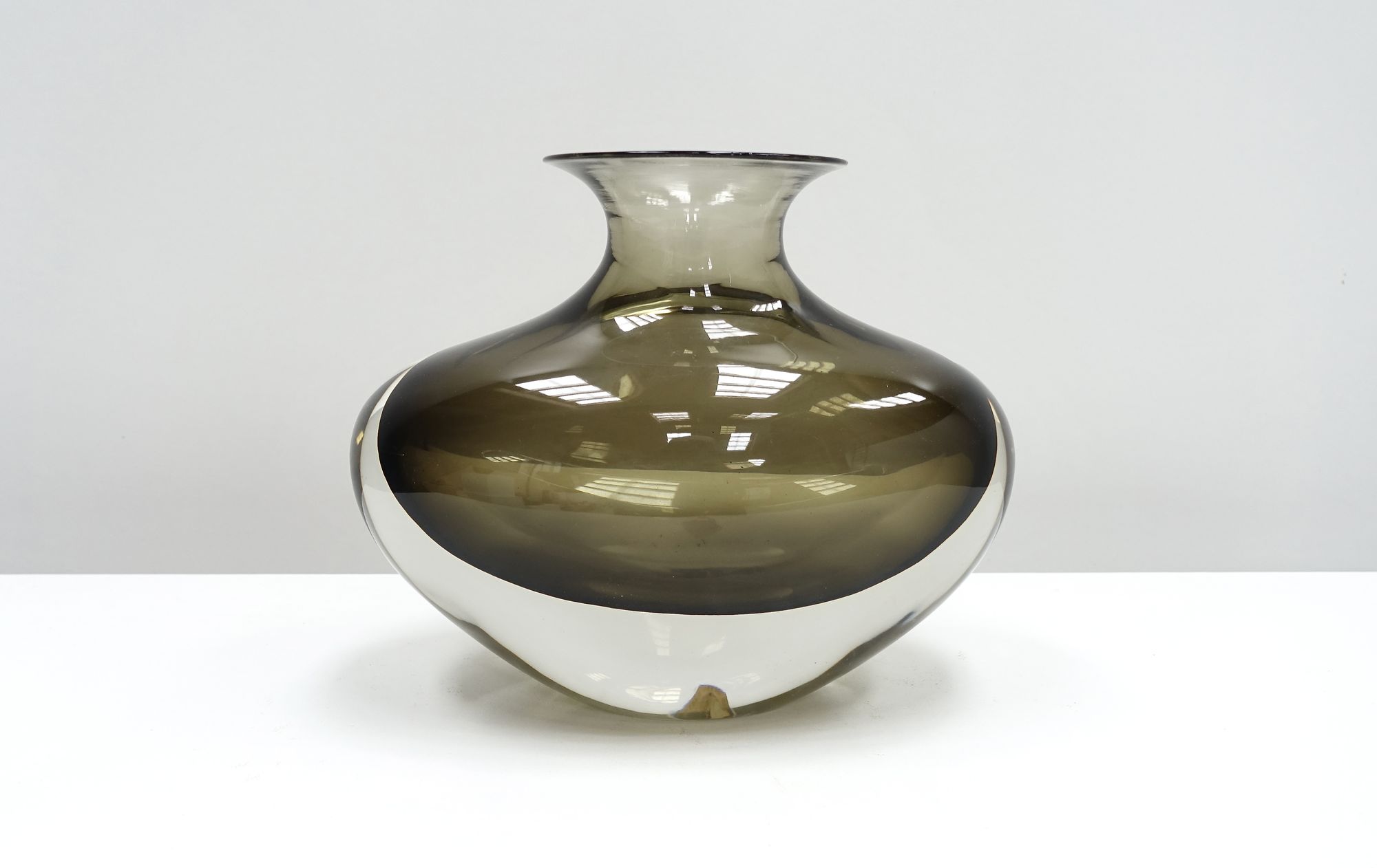 glass vase Flavio Poli Seguso Vetri d'Arte 50s