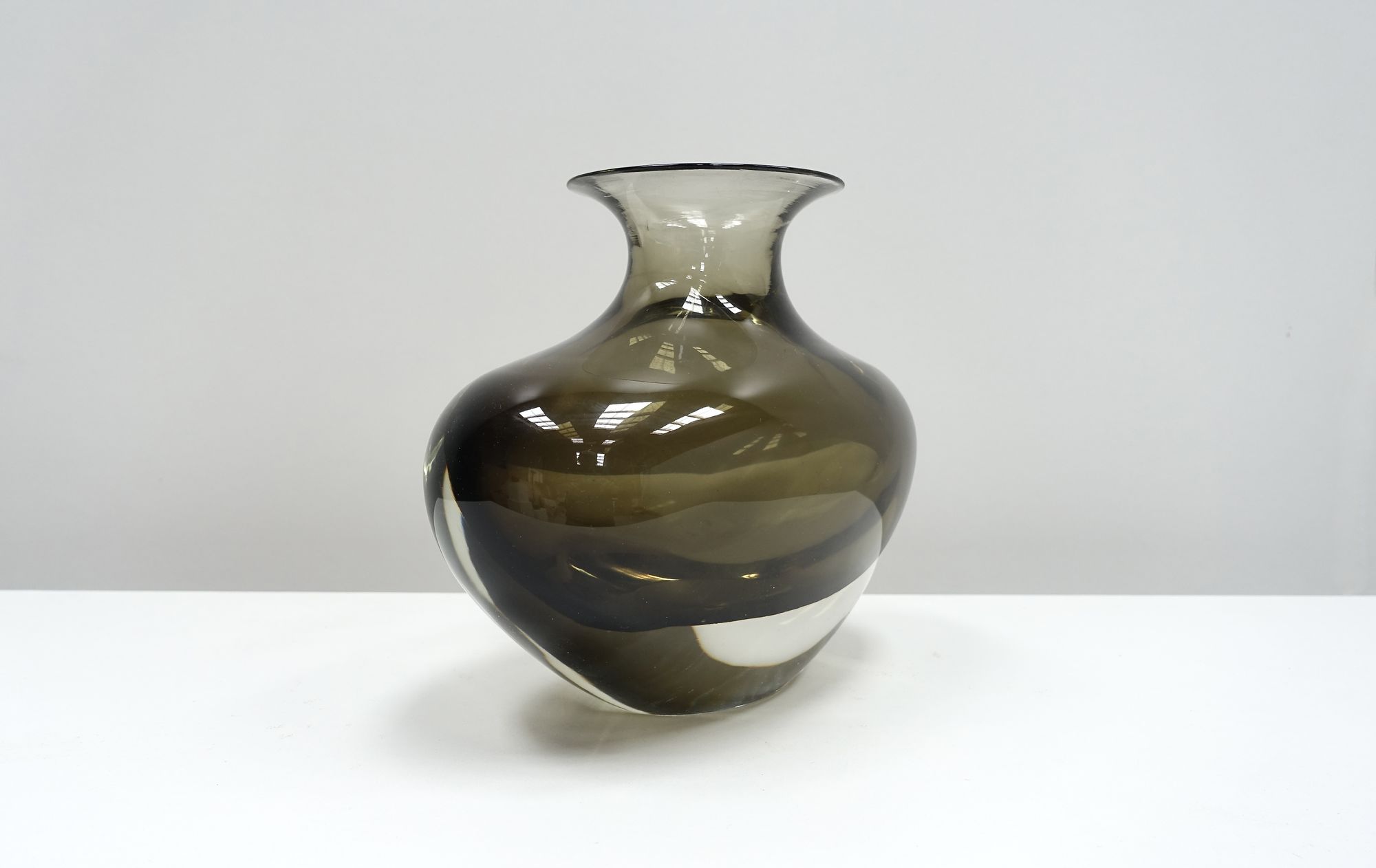 glass vase Flavio Poli Seguso Vetri d'Arte 50s