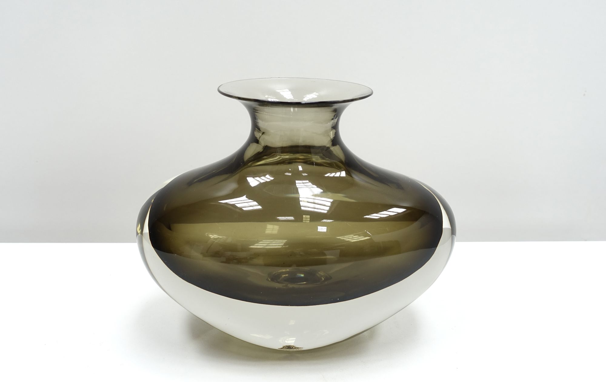 glass vase Flavio Poli Seguso Vetri d'Arte 50s