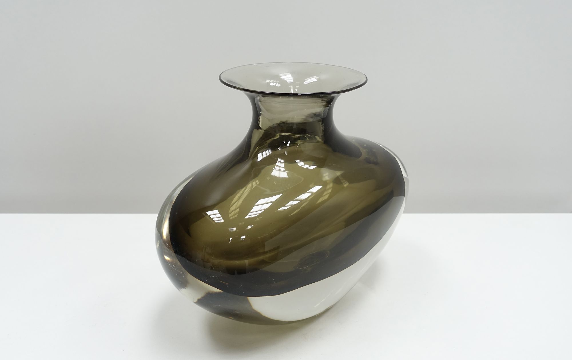 glass vase Flavio Poli Seguso Vetri d'Arte 50s