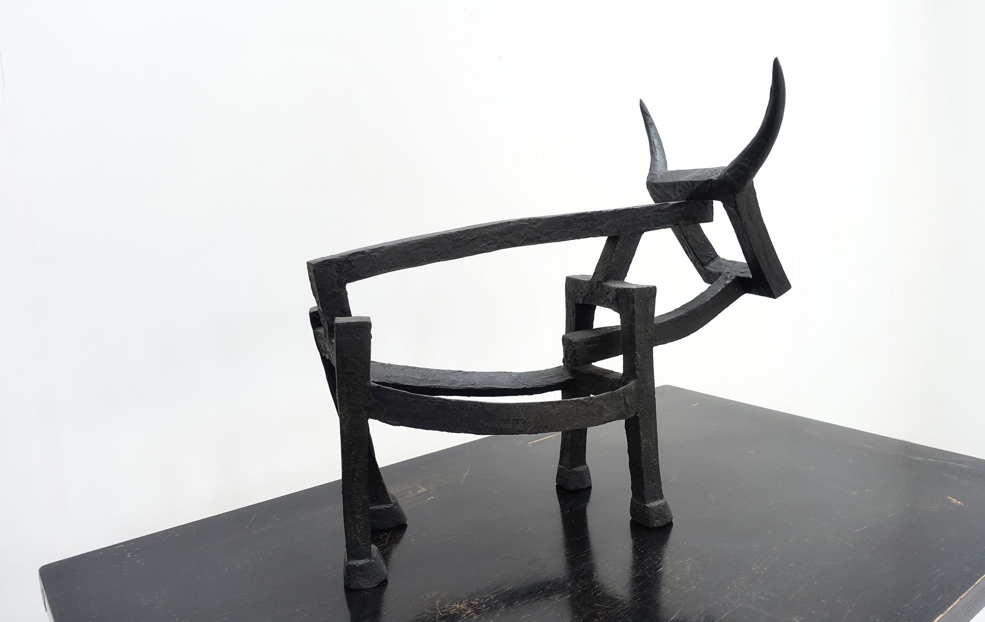 Wooden sculpture Toto Meylan 60s