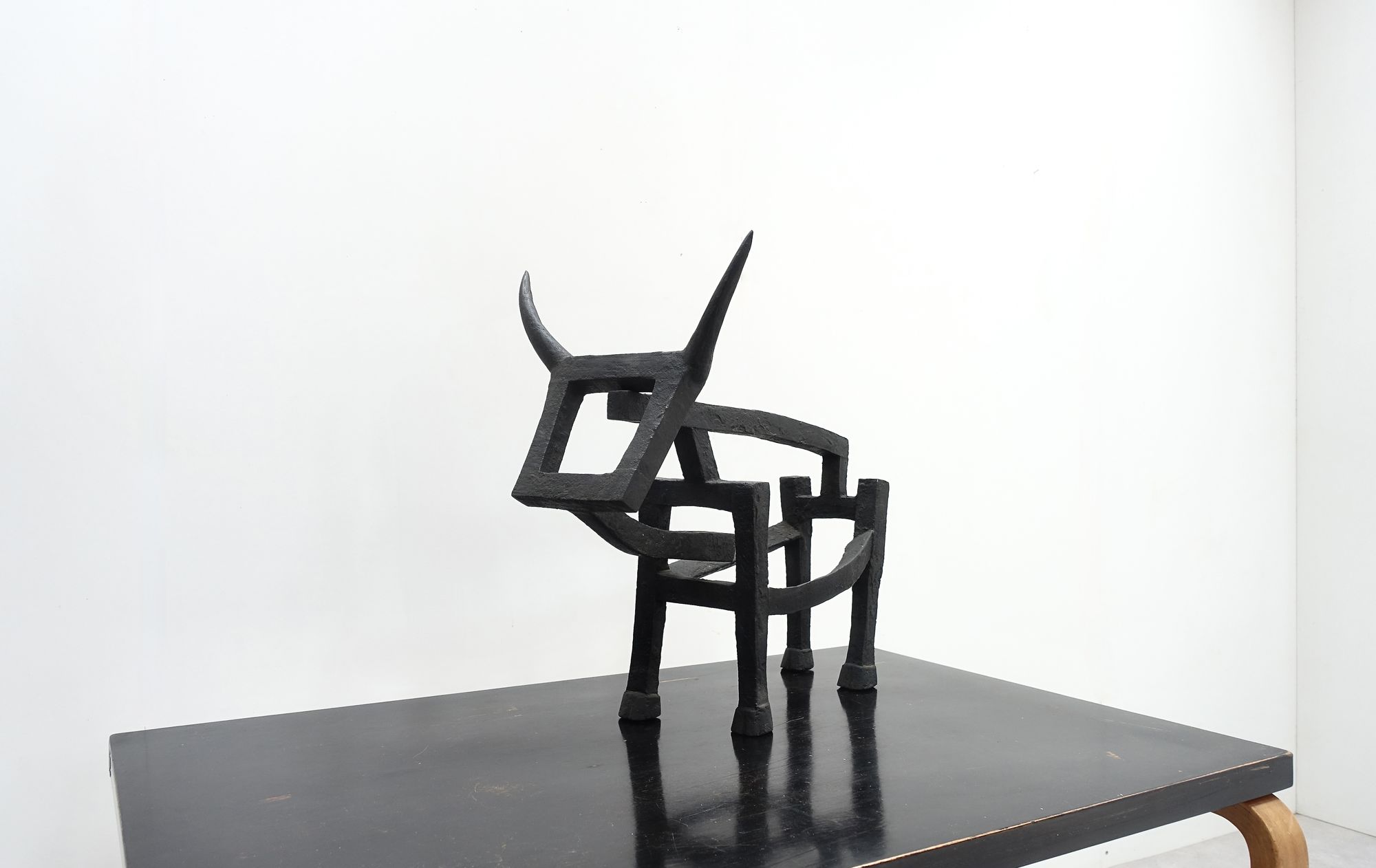 Wooden sculpture Toto Meylan 60s