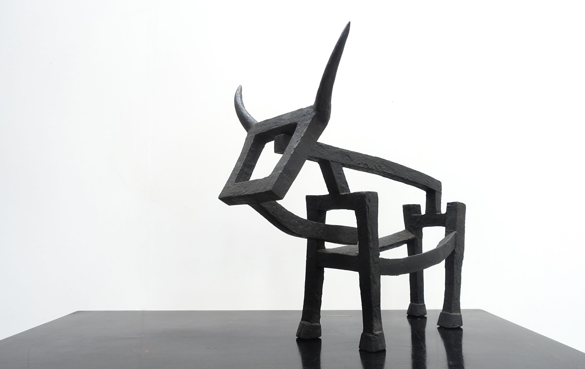 Wooden sculpture Toto Meylan 60s
