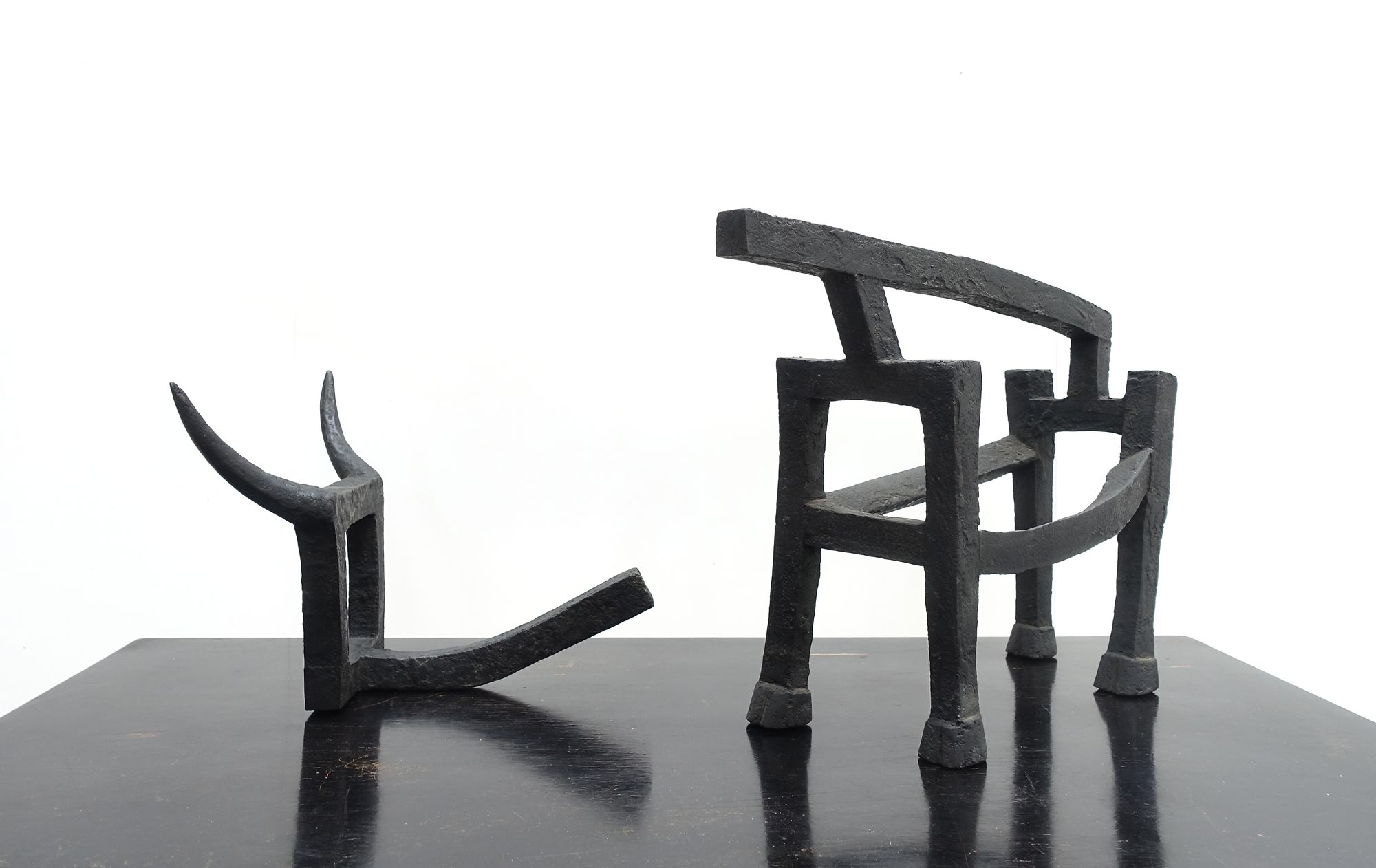 Wooden sculpture Toto Meylan 60s