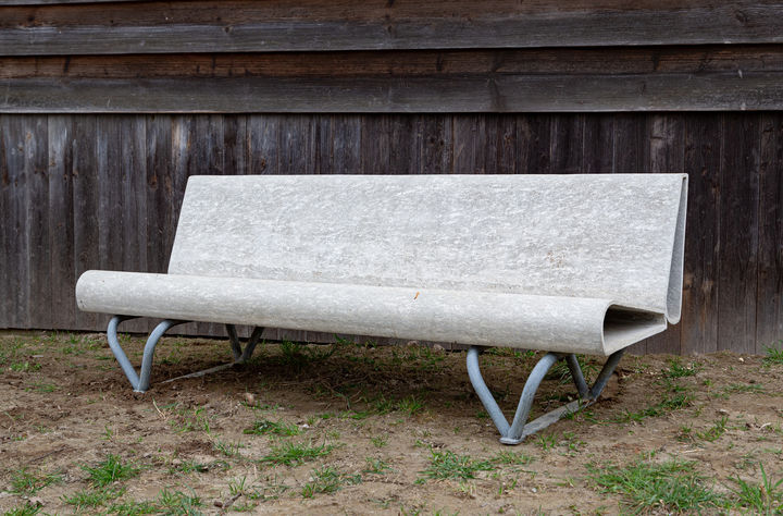 André Lasserre Eternit bench