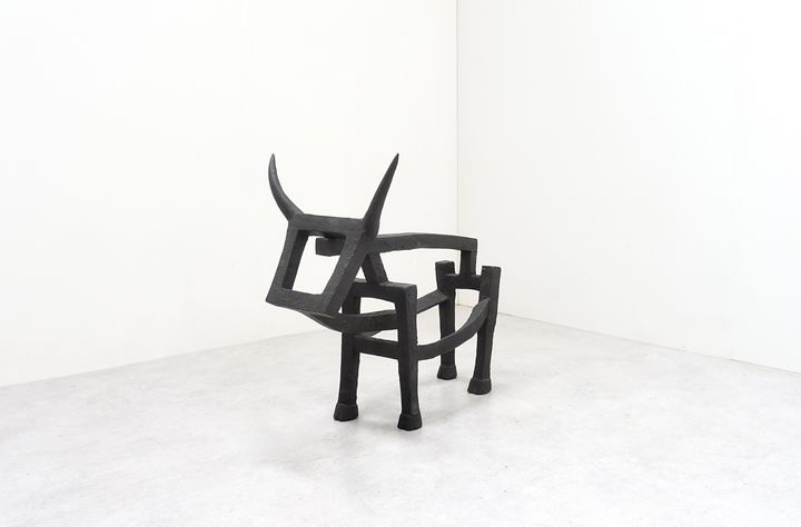 Wooden sculpture Toto Meylan 60s